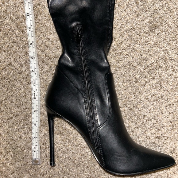 VAVA Black Paris Over the Knee Stilettos - Picture 9 of 9